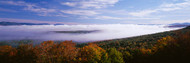 Clouds Over Autumn Trees Maine