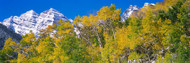 Maroon Bells with Aspens Pitkin County