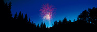 Fireworks Canada Day Banff National Park