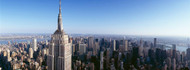 Aerial View of NYC with Empire State Building