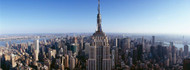 Empire State Building Aerial View NYC