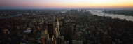 Aerial Lower Manhattan Financial District