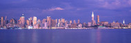 Hudson River and Waterfront at Twilight NYC