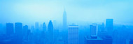 Blue Fog NYC Skyline