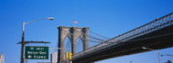 Low Angle View of Brooklyn Bridge