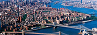 Brooklyn Bridge Aerial View NY