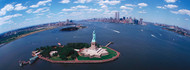 Statue of Liberty Aerial View