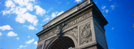 Washington Square Arch with Clouds