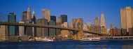 Brooklyn Bridge with Skyscrapers