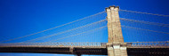 Low Angle View of Brooklyn Bridge NY