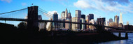 Skyscrapers at Waterfront Brooklyn Bridge