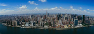 Aerial View of Manhattan NYC