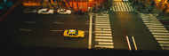 Cars at Zebra Crossing Times Square