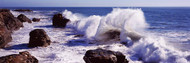 Waves Breaking on the Rocks Santa Cruz