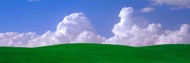 Green Fields and Clouds