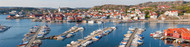 Boats in a Harbor Skarhamn