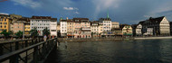 Bridge Across Limmat River, Zurich