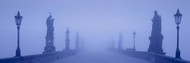 Charles Bridge In Fog Prague