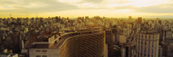 High Angle View of Sao Paulo at Dusk