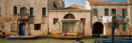 Houses and Boats on Canal Venice