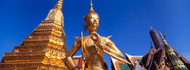 Kinnaree at Wat Phra Kaeo Grand Palace Bangkok