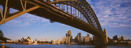 Low Angle View Sydney Harbor Bridge