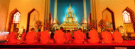 Monks at  Benchamapophit Wat