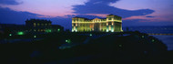 Palais Due Pharo at Night Marseille