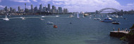 Sydney Harbor with Bridge and Boats