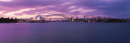 Sydney Skyline with Purple Sky