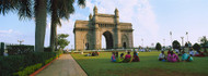 Tourists in Front of Gateway to India