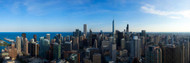 Aerial Day View Chicago 2010