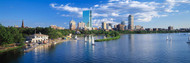 Boston Waterfront with Sailboats