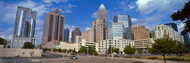 Charlotte Skyline with Clouds