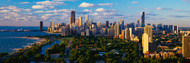 Chicago Cityscape Aerial View II