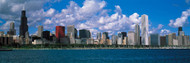 Chicago Skyline with Clouds