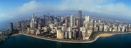 High Angle View of Buildings at the Waterfront  Chicago