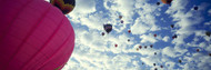 Hot Air Balloons Floating at Albuquerque International Balloon Fiesta