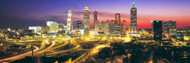 Illuminated Skyline at Dusk Atlanta