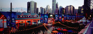 Navy Pier Lit Up at Dusk