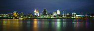 Night Waterfront View Cincinnati