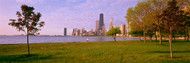 Park with Lake Michigan in Background