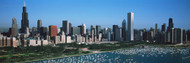 Skyline with Marina Chicago