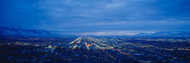 Aerial View at Dusk Salt Lake City