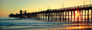 Pier at Sunset Oceanside San Diego
