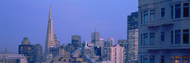San Francisco TransAmerica Tower at Sunset