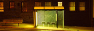 Bus Stop At Night San Francisco