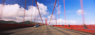 Cars on Golden Gate Bridge