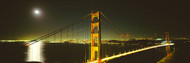Moonlit Golden Gate Bridge