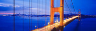 Golden Gate Bridge Lit up at Night